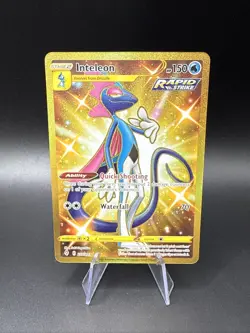 Inteleon (Secret) 227/203 SWSH07: Evolving Skies Gold Pokemon Full Art - NM/M 🔥 - Image 1