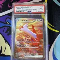 PSA 9 Latias Ex #239 Surging Sparks (2024) | Special Illustration Rare | Pokemon - Image 1