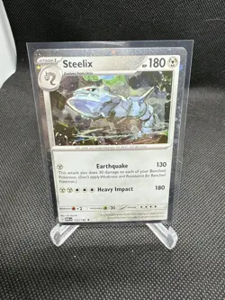 Pokemon Paradox Rift Steelix 125/182 Cosmos Holo Exclusive Promo NM - Image 1