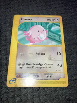 Pokemon TCG Chansey 69/147 Aquapolis HP Condition - Image 1