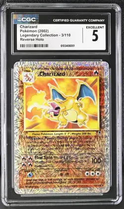 Pokemon TCG Charizard Legendary Collection 3/110 Reverse Holo Rare - Image 1