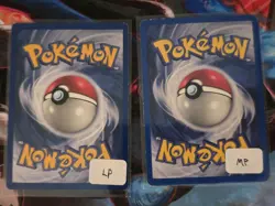 Kabutops Fossil Holo Rare & Erika's Vileplume Gym Heroes Holo Pokemon Cards - Image 2