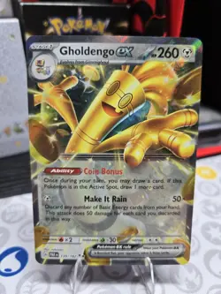 Pokemon TCG - Scarlet & Violet - Paradox Rift - Gholdengo ex Holo 139/182 NM/M - Image 1