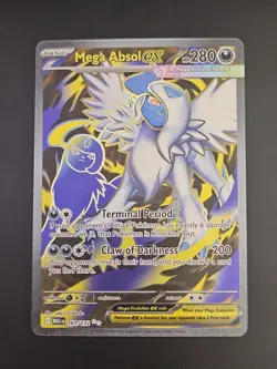 Pokemon TCG - Mega Absol ex 161/132 Me01: Mega Evolution Holo - Image 1