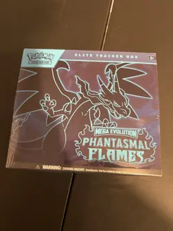 Phantasmal Flames Pokemon Center Exclusive Elite Trainer Box ETB Factory Sealed - Image 1