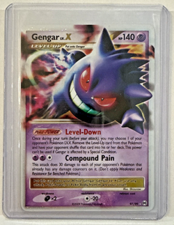 Pokemon TCG Gengar LV.X Platinum Arceus Holo Ultra Rare Card 97/99 2009 - LP+ - Image 2
