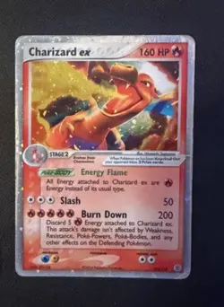 Pokemon Charizard ex 105/112 Firered & Leafgreen Holo ENG-LP - Image 3