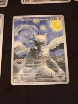 6Starry Night Pokemon x Van Gogh Promo Card - Image 5
