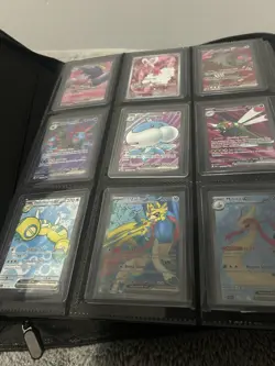Pokemon TCG Binder Collection Large Lot of Cards (Full Art, V, Holo, Ex) - Image 2