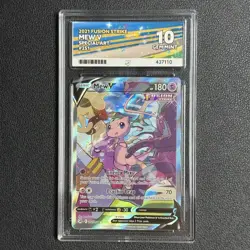 ACE 10 Mew V 251/264 Fusion Strike Alt Art Pokemon Card GEM MINT - Image 1