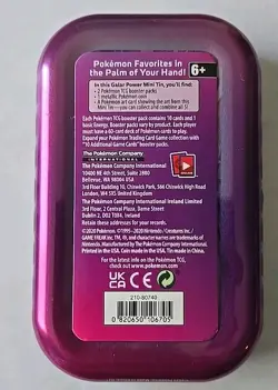 EMPTY Obstagoon Pokemon Galar Power Mini Tin Coin and Card - Image 2