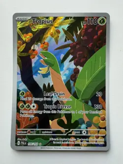 Tropius 195/193 Paldea Evolved Illustration Rare Pokemon TCG Card - NM / M - Image 1