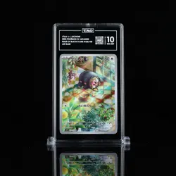 Pokemon Lechonk #120/108 2023 Japanese Art Rare AR Holo Graded TAG 10 Gem Mint - Image 1