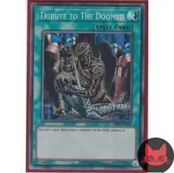 Yugioh Tribute to the Doomed MRD-EN057 Reprint Super Rare NM - Image 1