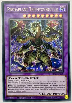 LDS3-EN076 Predaplant Triphyovertum - Secret Rare Ltd. Edition Near Mint YuGiOh - Image 1