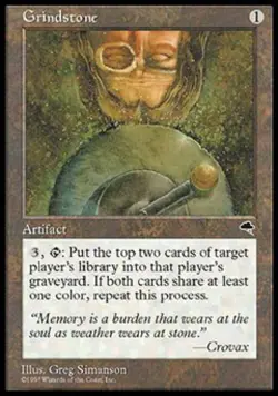 Grindstone - Medium Play MTG Tempest - Image 1