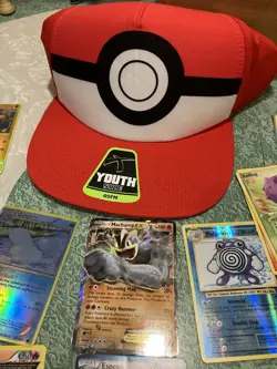 Big Bundle Of Pokemon Cards And New Pokemon Youth Ballcap - Image 4