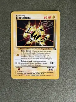 Pokemon Card Electabuzz Black Star Promo 2 WB Movie Promo Near Mint Condition - Image 1