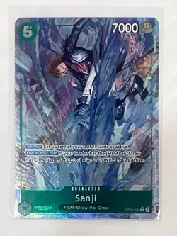 OP13-027 Sanji Rare Alt Art One Piece Card Carrying On His Will English Mint - Image 1