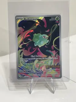 Bulbasaur Stamped Promo Card 133/132 Pokemon TCG Mega Evolution Near Mint - Image 3