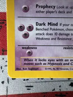 Hypno 8/62 Fossil Holo 1999 Tcg Pokemon Card VLP - Image 5