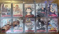 ONE PIECE 25th Anniversary Premium Collection Bandai Japan Exclusive 10 Card Set - Image 1
