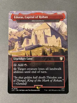 Edoras, Capital of Rohan (Hammerheim) R Regular Card #518 Lord of the Rings NM - Image 1