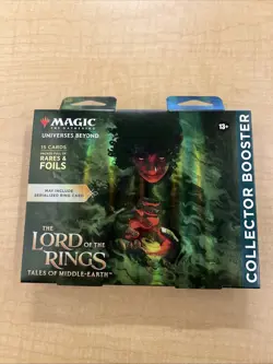 MTG Lord Of The Rings Collector Booster Box 15 Cards Unopened Sealed Magic S2 - Image 1