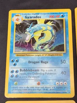 Vintage Pokemon Cards Rare Holo Lot WOTC Era Only - Mewtwo, Vaporeon, Gyarados - Image 2