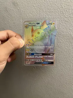 Raichu GX - 75/73 - Pokemon Shining Legends Sun & Moon Secret Rare Card LP - Image 1