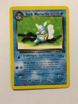 Pokemon Card Team Rocket Dark Wartortle 46/82 Excellent Condition - Image 1