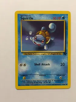 Pokemon Card Team Rocket Squirtle 68/82 Excellent Condition - Image 1