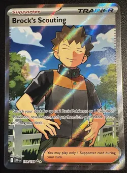 Pokemon Brock's Scouting - Journey Together - 179/159 - Full Art Pack Fresh Card - Image 1