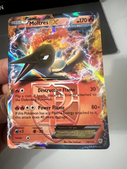 Moltres EX 14/135 Holo Ultra Rare Plasma Freeze Pokemon Card LP - Image 3