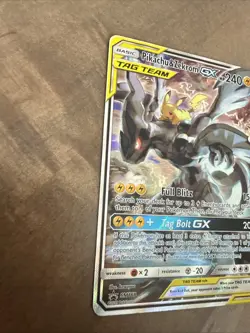 Pokemon Pikachu & Zekrom GX TCG Sun & Moon SM168 Holo Promo Card - Image 3