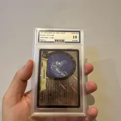 Harry Potter Unicorn foil FCGS 10 trading Card Base Set 20/116 WOTC 2001 LOW POP - Image 1
