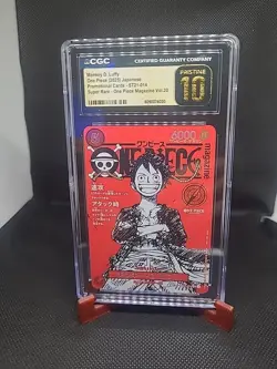 Monkey. D Luffy One Piece Magazine Promo Card ST21-014 (CGC 10 Pristine) - Image 1