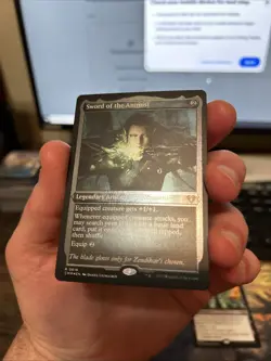 MTG English Sword of the Animist (Foil Etched) NM Foil Commander Masters - Image 2