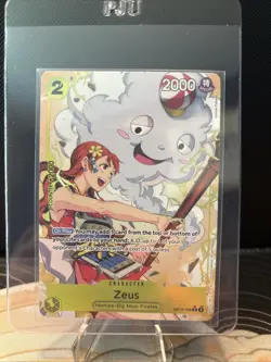 Zeus OP11-106 Nami Alternate Art One Piece Card English A Fist of Divine Speed - Image 1