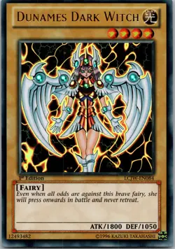 Yugioh Dunames Dark Witch LCJW-EN084 1st Edition Ultra Rare NM - Image 1