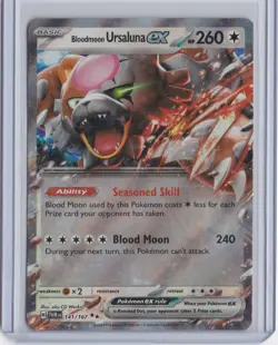 SV06: Twilight Masquerade Bloodmoon Ursaluna ex #141/167 Pokemon Card - Image 1