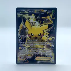 Pokemon TCG Karte - Pikachu EX Full Art Black Star Promo XY124 - Image 1