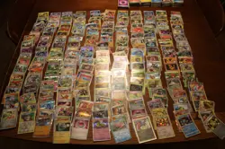 Large lot Pokemon cards, lots of shiny foil holo. 1300 total cards. 225 shiny - Image 1