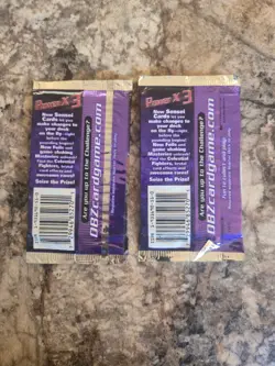 Dragon Ball Z Collectible Card Game Lot of 2 Packs World Games Saga Rare Cards! - Image 2