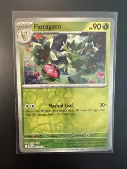 Pokemon TCG SV-Journey Together Floragato #17/159 Common Reverse Holo Card - Image 1