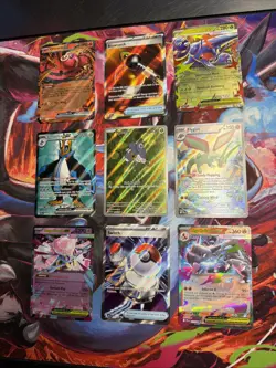 Lot Of 9 Pokemon Cards From Phantasmal Flames Full Art And More All NM See Pics - Image 1