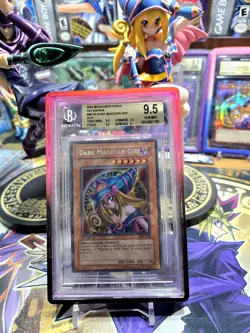 2003 MFC 000 Dark Magician Girl 1st Edition Secret Rare Yu-Gi-Oh! Card BGS 9.5 - Image 3
