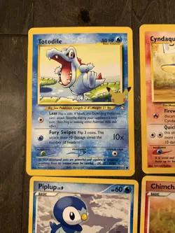 Pokemon Celebrations Jumbo Cards Alola Unova Johto Sinnoh Starters + Booster ! - Image 2