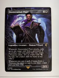 MTG - Mastermind Plum - CLU - R - Borderless - 3 - Image 1