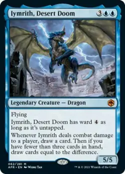 1x Iymrith, Desert Doom - Foil Moderate Play MTG Magic - Kid Icarus - - Image 1